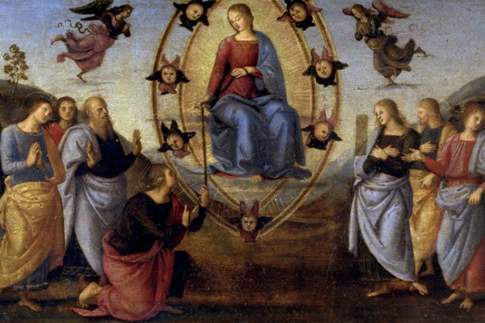 Pala di Fano, particolare della predella Pala di Fano, particolare della predella