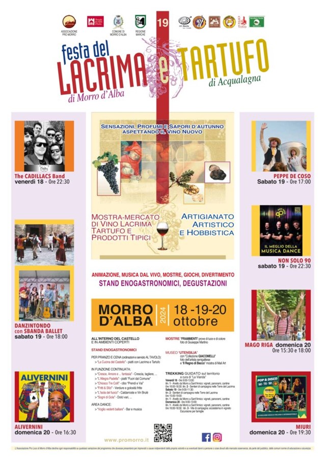 Evento: Lacrima di Morro D'Alba e Tartufo di Acqualagna