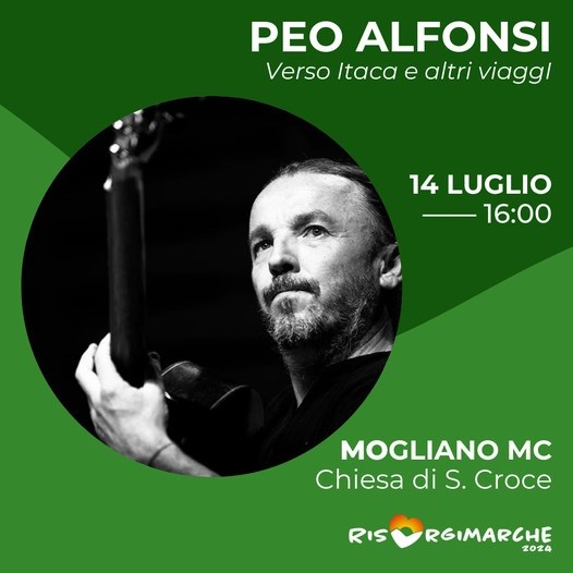 Evento: RisorgiMarche - Peo Alfonsi "Verso Itaca e altri viaggi"