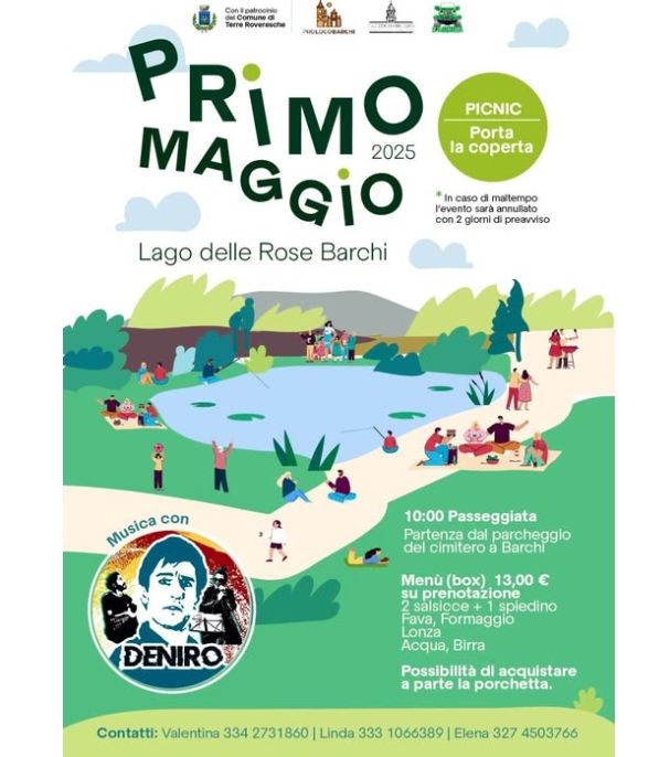 Evento: Primo maggio al Lago delle Rose