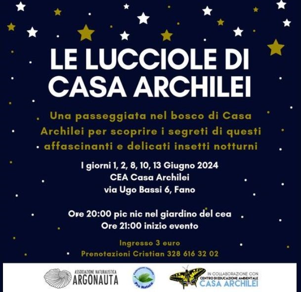 Evento: Le lucciole di Casa Archilei