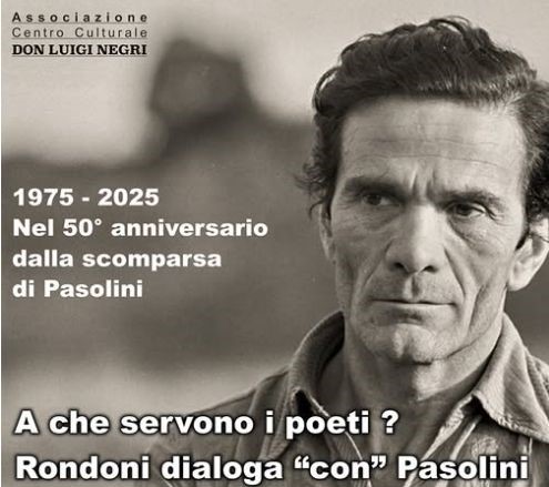 Evento: A che servono i poeti? Rondoni dialoga con Pasolini