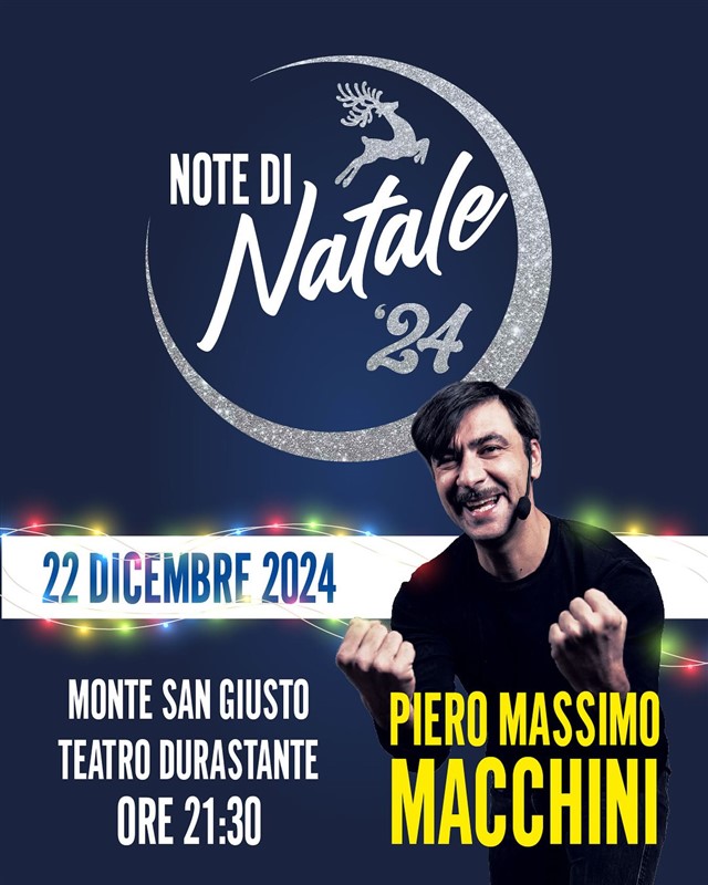 Evento: Note di Natale 2024 - Piero Massimo Macchini