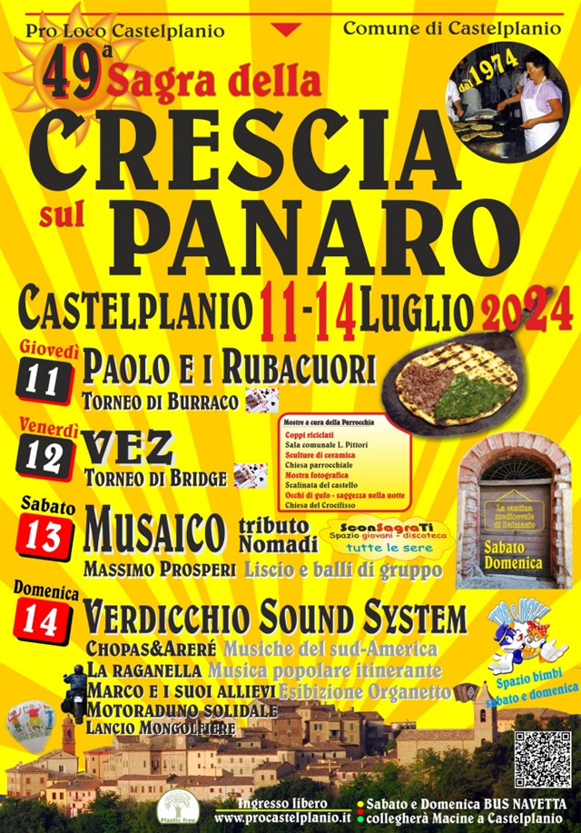 Evento: Sagra della Crescia sul Panaro a Castelplanio