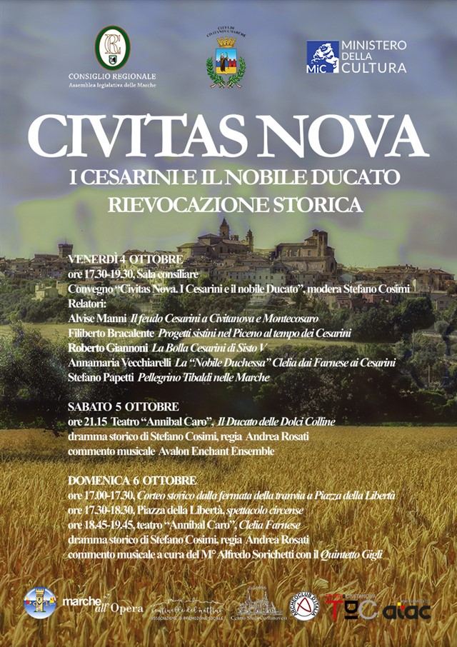 Evento: CIVITAS NOVA – I Cesarini e il Nobile Ducato