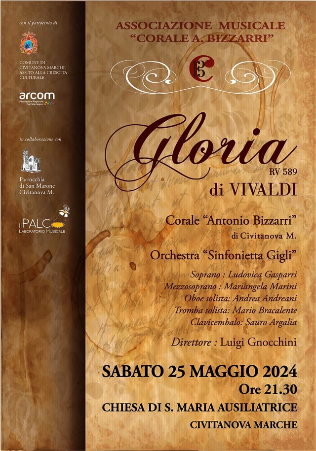 Evento: Gloria RV 589 di Vivaldi
