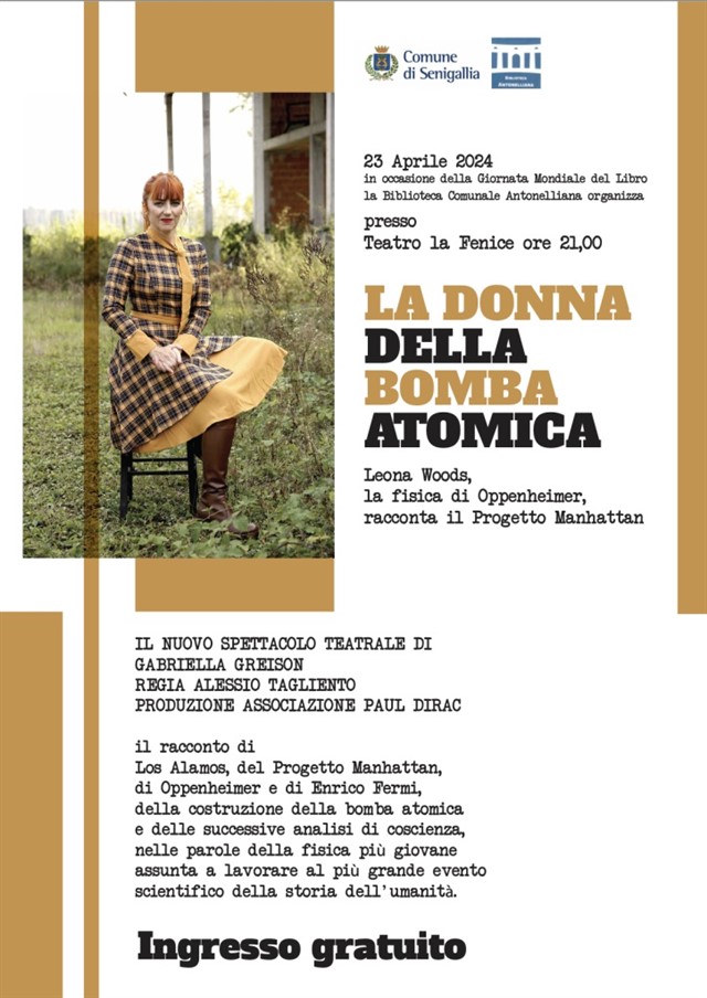 Evento: La donna della bomba atomica