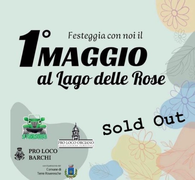 Evento: Primo maggio al lago delle rose