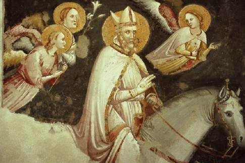 Fabriano - Affresco di S. Agostino